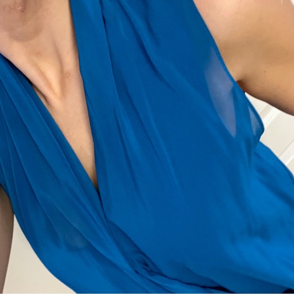 Bebe asymmetric wrap front blouse - Picture 5 of 15